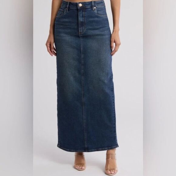 STS Blue Dresses & Skirts - sts blue Niki Denim Pencil Maxi Skirt Size 27/4 - Long Jean Boho Western Style